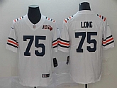Nike Bears 75 Kyle Long White 2019 100th Season Alternate Classic Vapor Untouchable Limited Jersey,baseball caps,new era cap wholesale,wholesale hats
